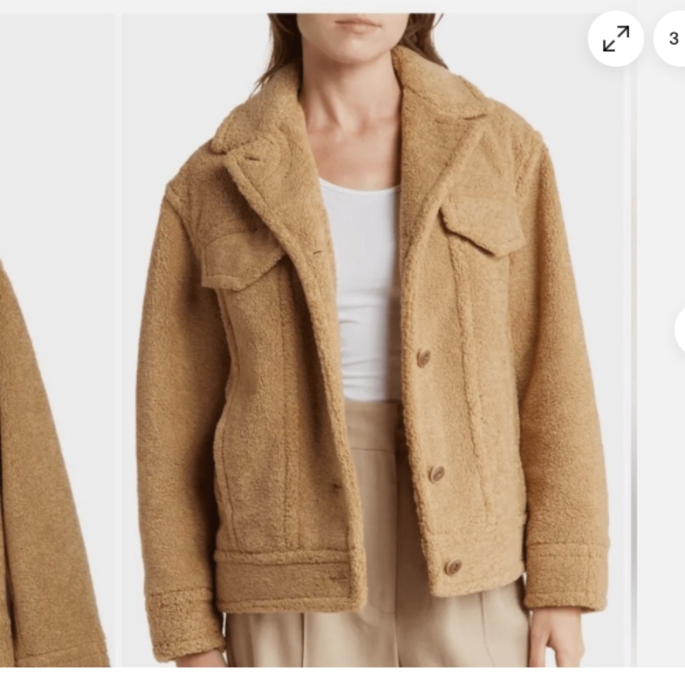 Vince Faux Shearling Jacket